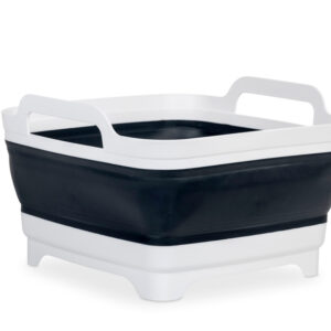 Evier pliable avec bonde de vidage