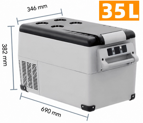 Réfrigérateur/congélateur 35 litres